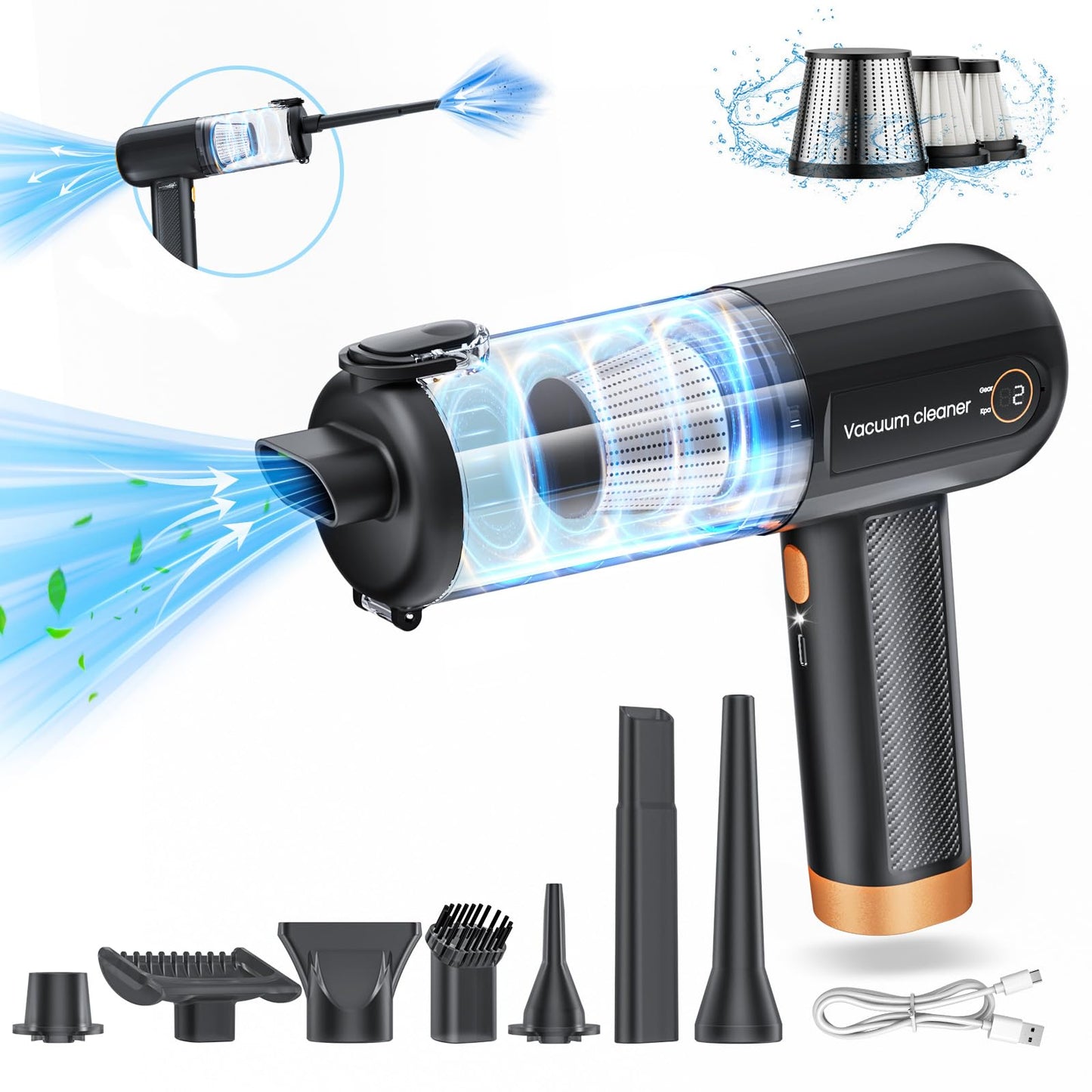 The AstraShop USB Car Mini Vacuum i